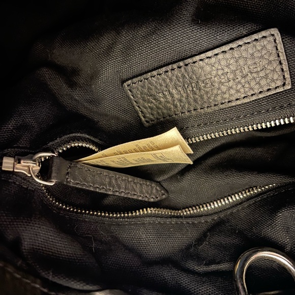 Unique and RARE Burberry tote with leather and metallic rivet - Picture 12 of 16